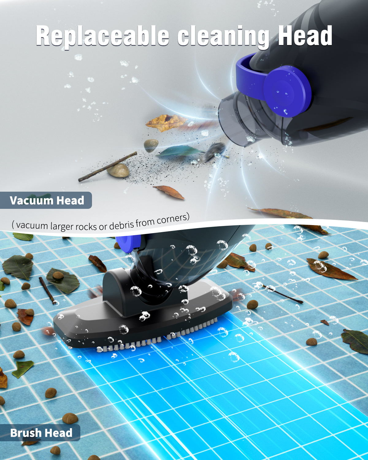 WUWO Little Shark Pool Vacuum