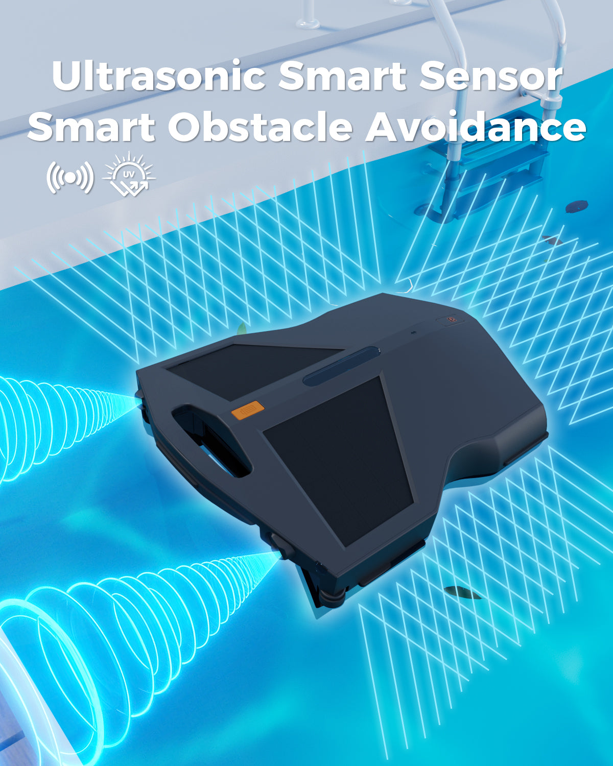 World’s First Smart Path Pool Surface Cleaner, Automatic Solar Pool Skimmer with Smart Path Planning, Solar+AC Charging, App Control for Effortless, Hands-Free Pool Cleaning