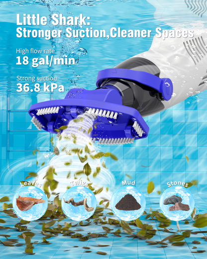 WUWO Little Shark Pool Vacuum